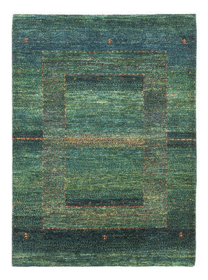 Gabbeh Tæppe - Loribaft Persisk - 111 x 83 cm - grøn