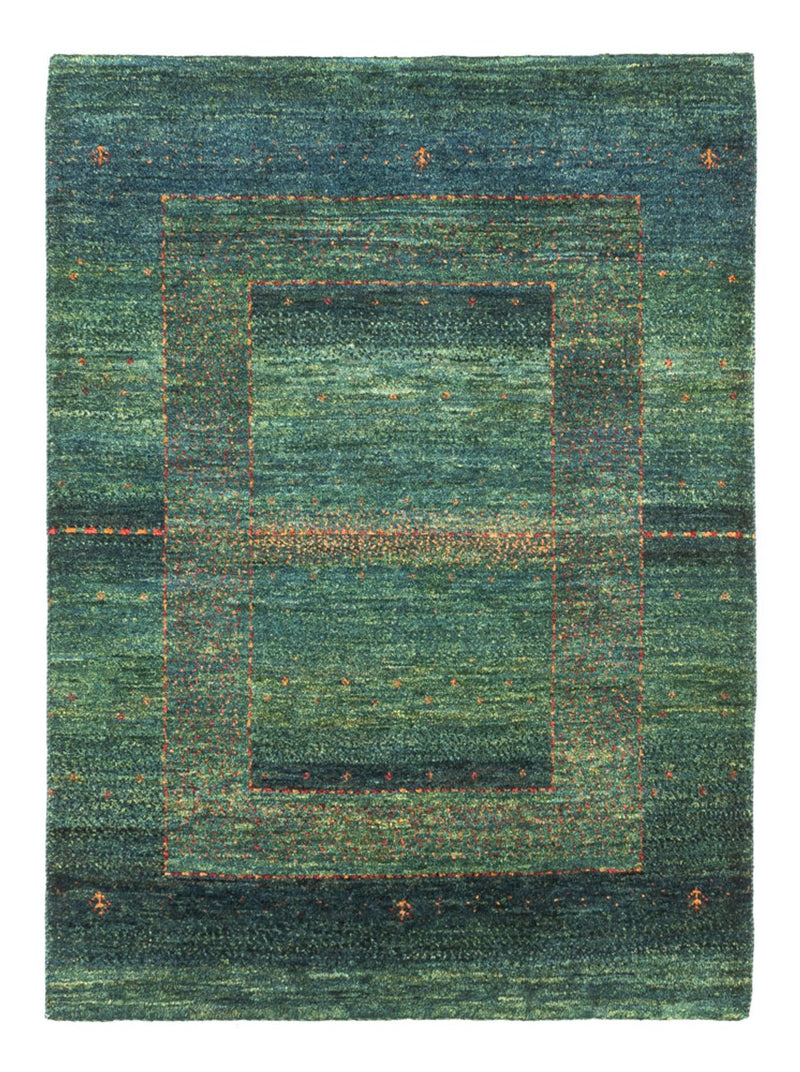 Gabbeh Tæppe - Loribaft Persisk - 111 x 83 cm - grøn