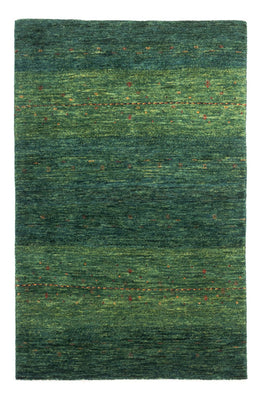 Gabbeh Tæppe - Loribaft Persisk - 125 x 81 cm - grøn