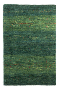 Gabbeh Tæppe - Loribaft Persisk - 125 x 81 cm - grøn
