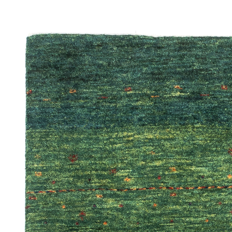 Gabbeh Tæppe - Loribaft Persisk - 125 x 81 cm - grøn