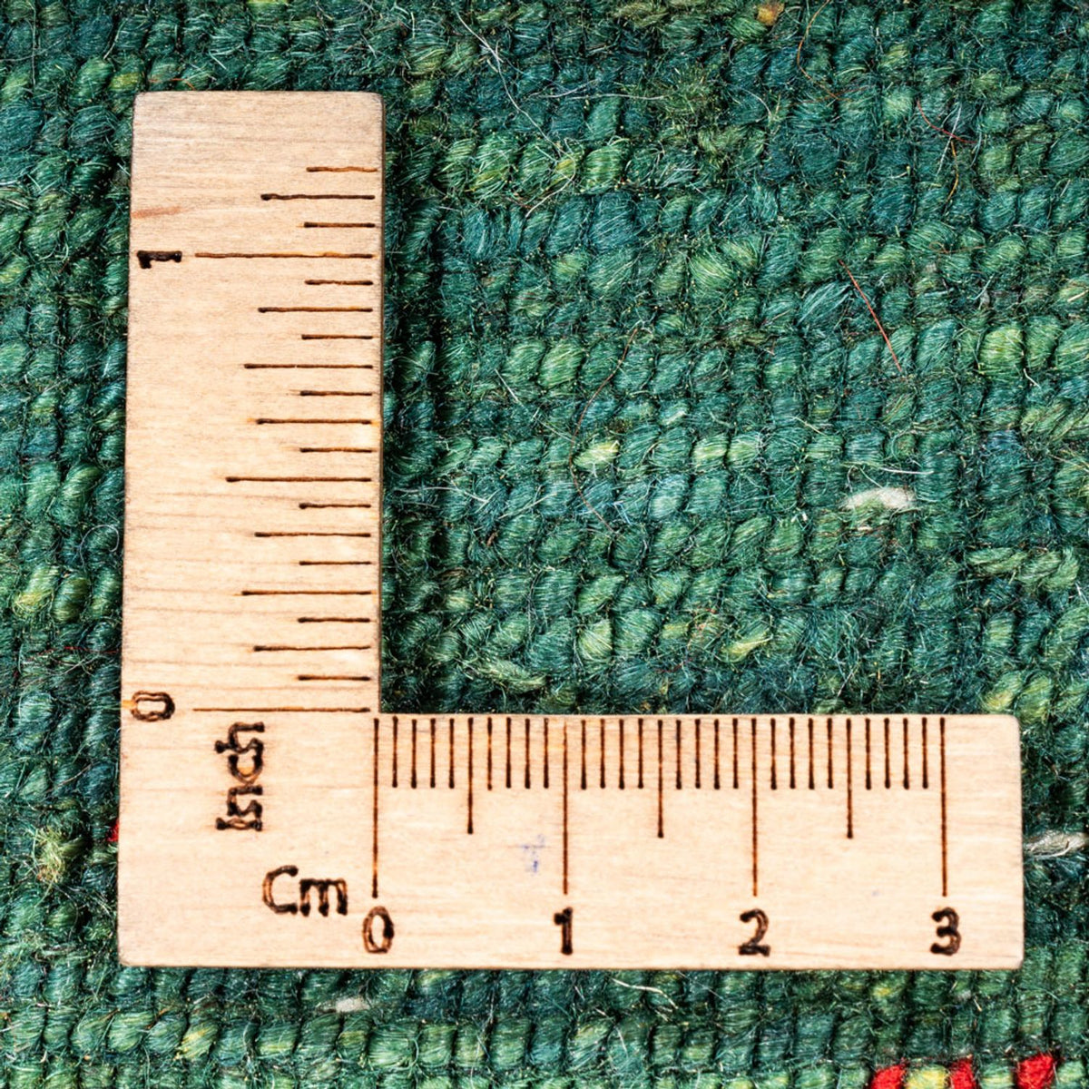 Gabbeh Tæppe - Loribaft Persisk - 125 x 81 cm - grøn