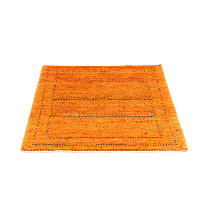 Gabbeh Tæppe - Loribaft Persisk - 98 x 81 cm - guld