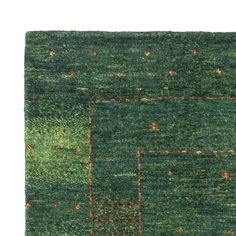 Gabbeh Tæppe - Loribaft Persisk - 118 x 82 cm - grøn