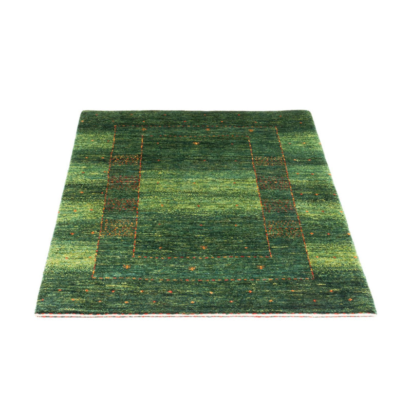 Gabbeh Tæppe - Loribaft Persisk - 118 x 82 cm - grøn