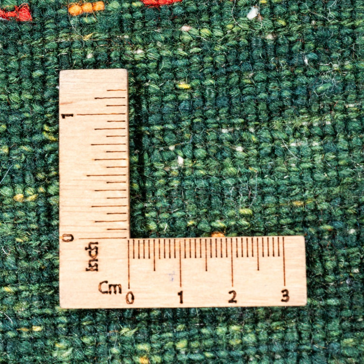 Gabbeh Tæppe - Loribaft Persisk - 118 x 82 cm - grøn