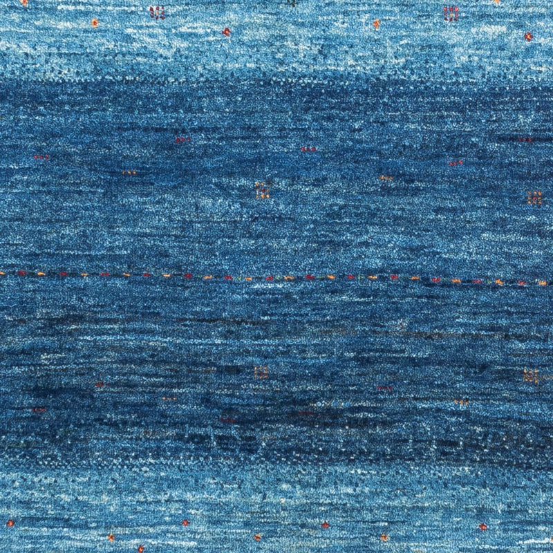 Gabbeh Tæppe - Loribaft Persisk - 135 x 84 cm - blå