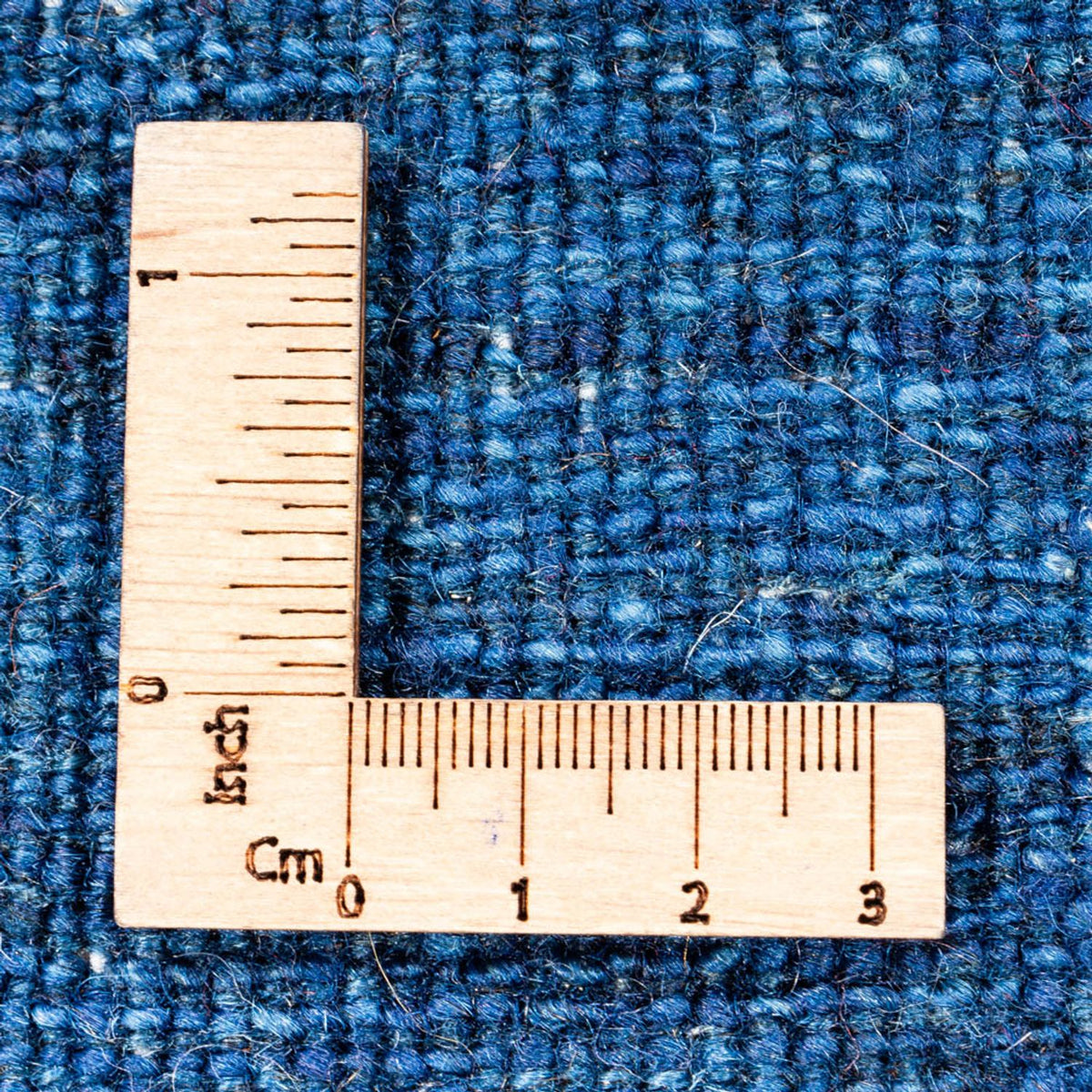 Gabbeh Tæppe - Loribaft Persisk - 110 x 80 cm - blå