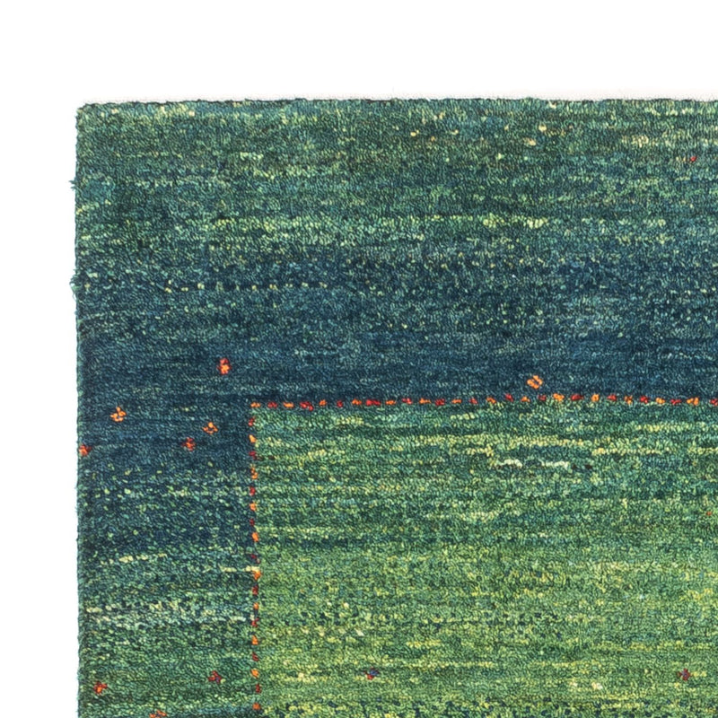 Gabbeh Tæppe - Loribaft Persisk - 123 x 85 cm - grøn