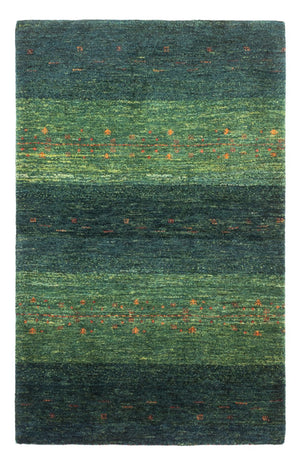 Gabbeh Tæppe - Loribaft Persisk - 130 x 85 cm - grøn