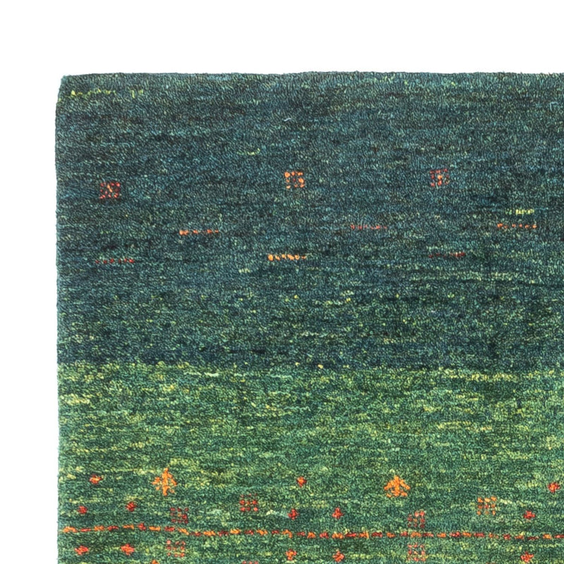Gabbeh Tæppe - Loribaft Persisk - 130 x 85 cm - grøn