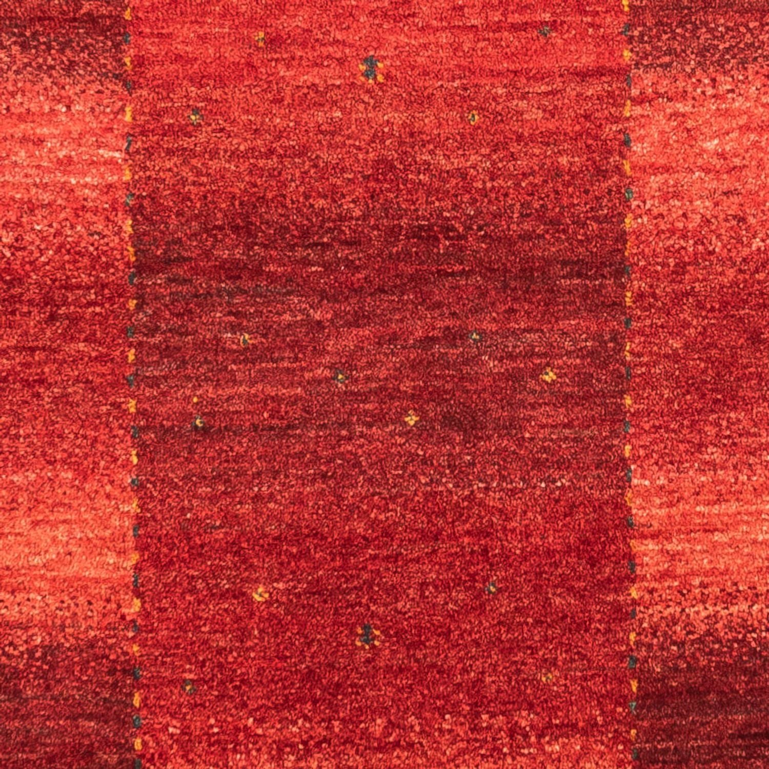Gabbeh Tæppe - Loribaft Persisk - 122 x 80 cm - rød