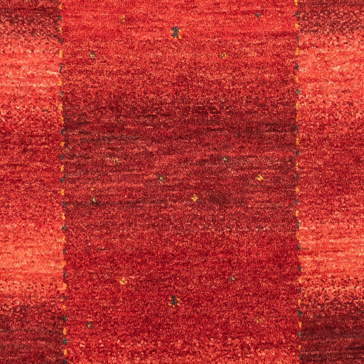 Gabbeh Tæppe - Loribaft Persisk - 122 x 80 cm - rød