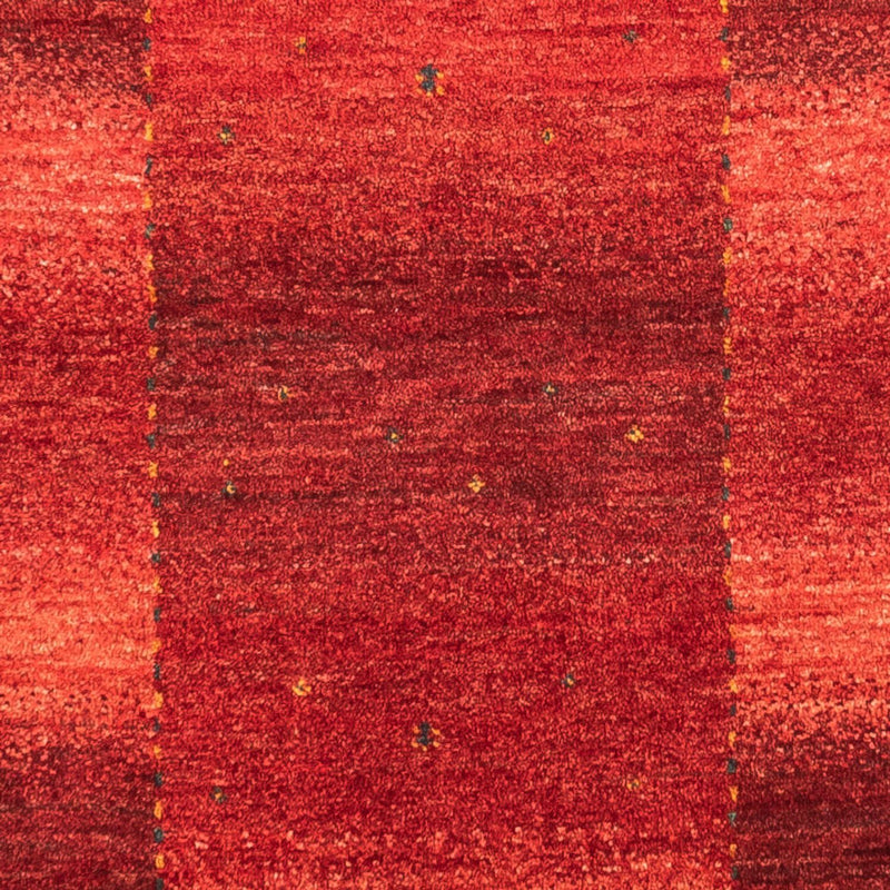 Gabbeh Tæppe - Loribaft Persisk - 122 x 80 cm - rød