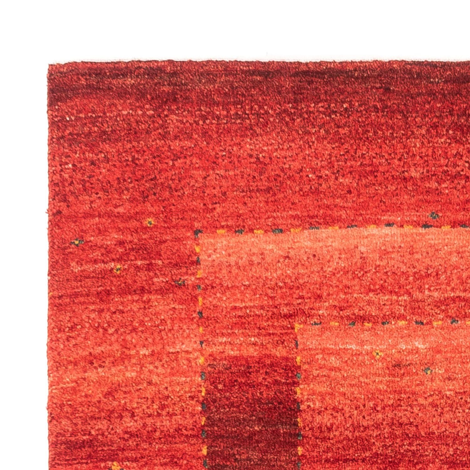 Gabbeh Tæppe - Loribaft Persisk - 122 x 80 cm - rød