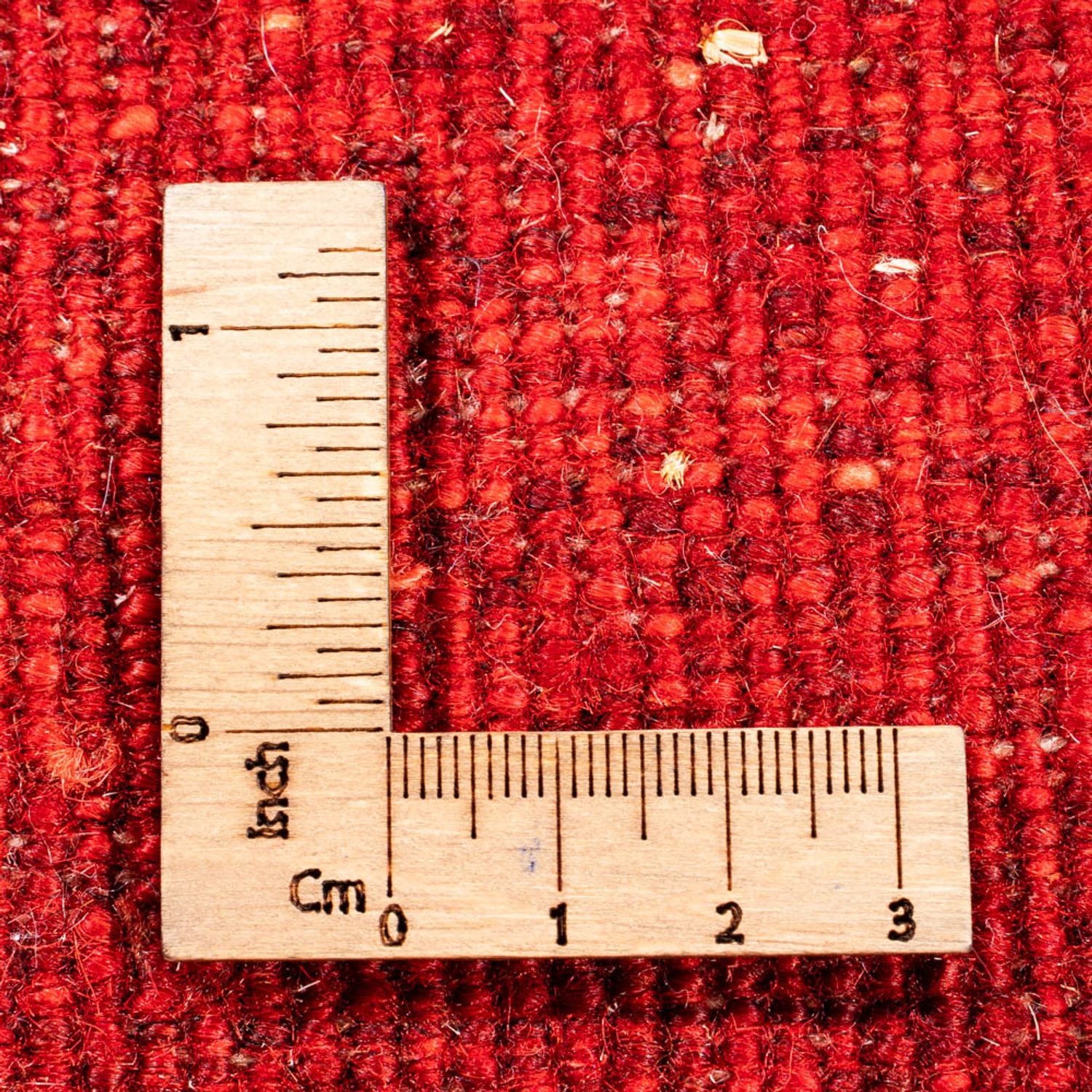 Gabbeh Tæppe - Loribaft Persisk - 122 x 80 cm - rød