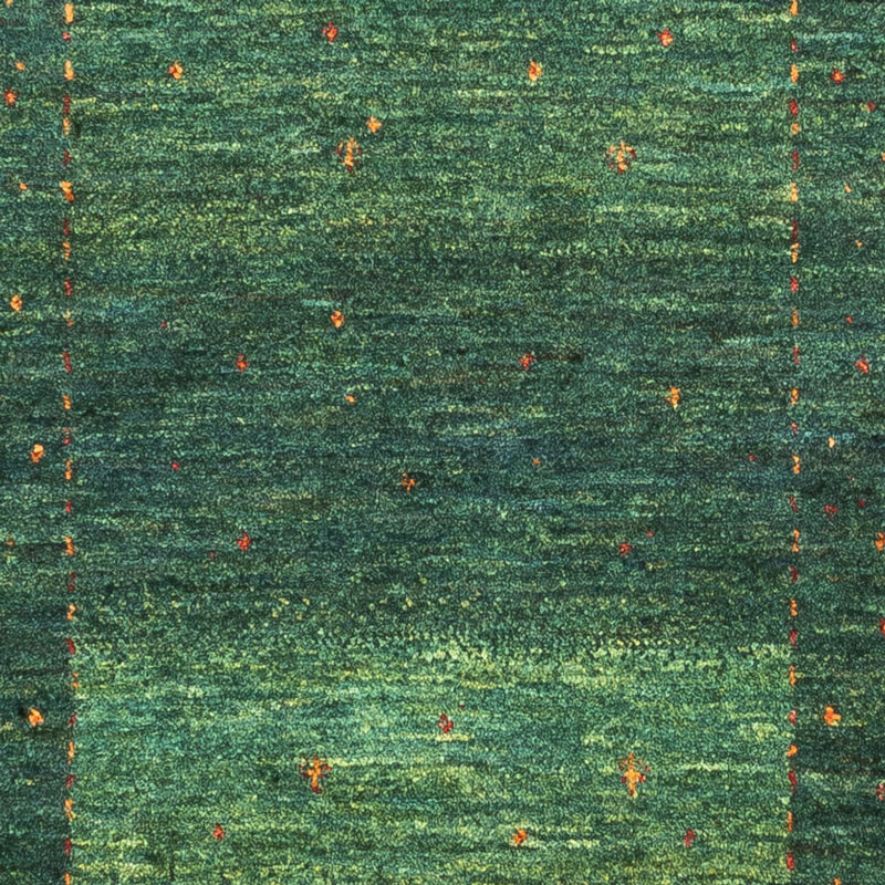 Gabbeh Tæppe - Loribaft Persisk - 119 x 86 cm - grøn