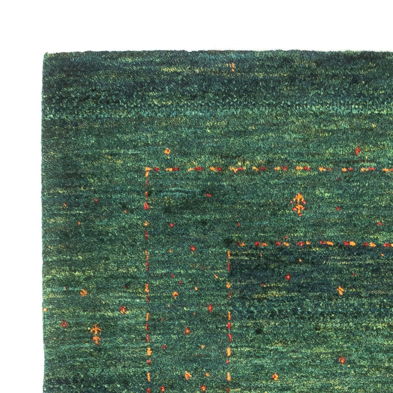Gabbeh Tæppe - Loribaft Persisk - 119 x 86 cm - grøn