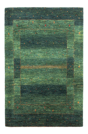 Gabbeh Tæppe - Loribaft Persisk - 127 x 86 cm - grøn