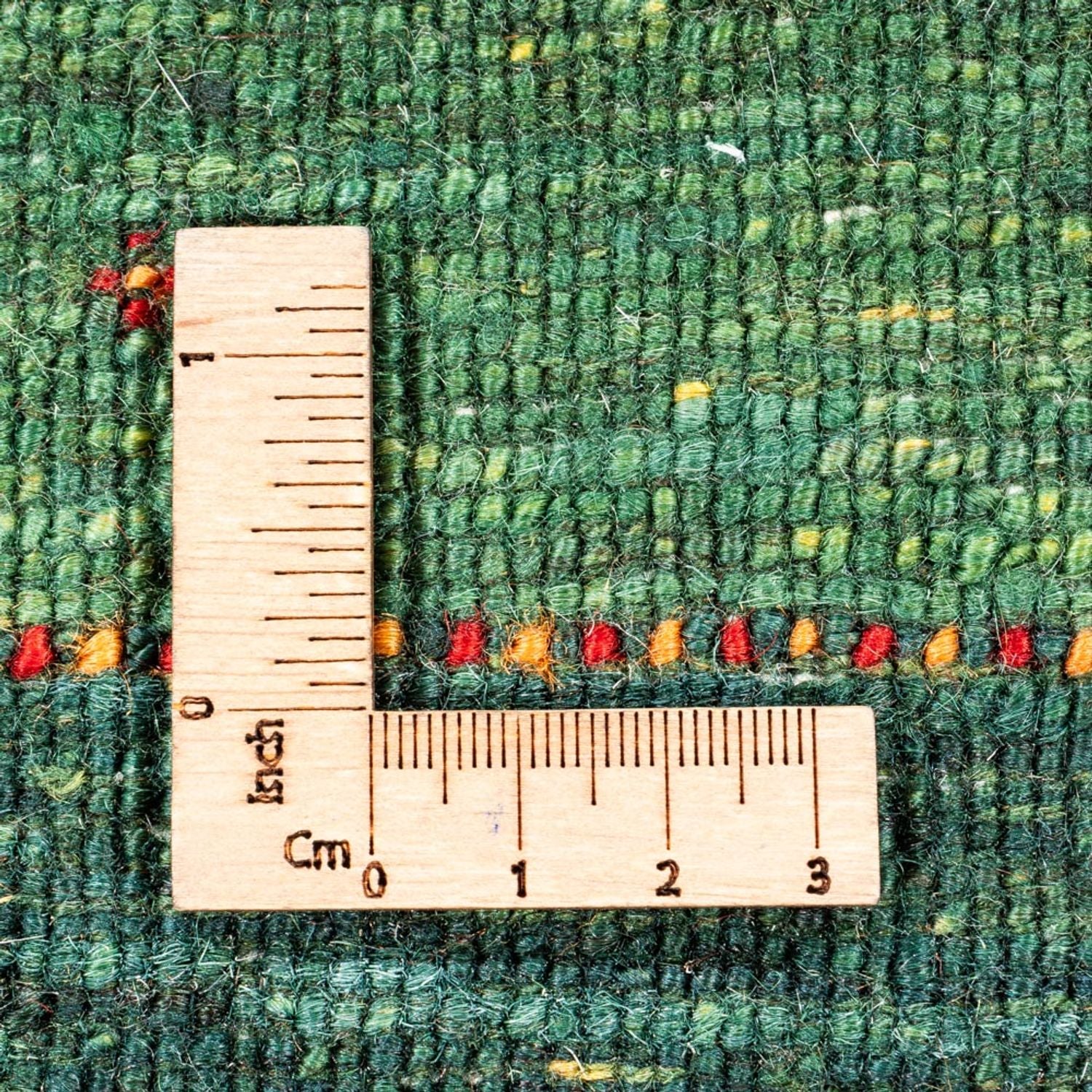 Gabbeh Tæppe - Loribaft Persisk - 127 x 86 cm - grøn