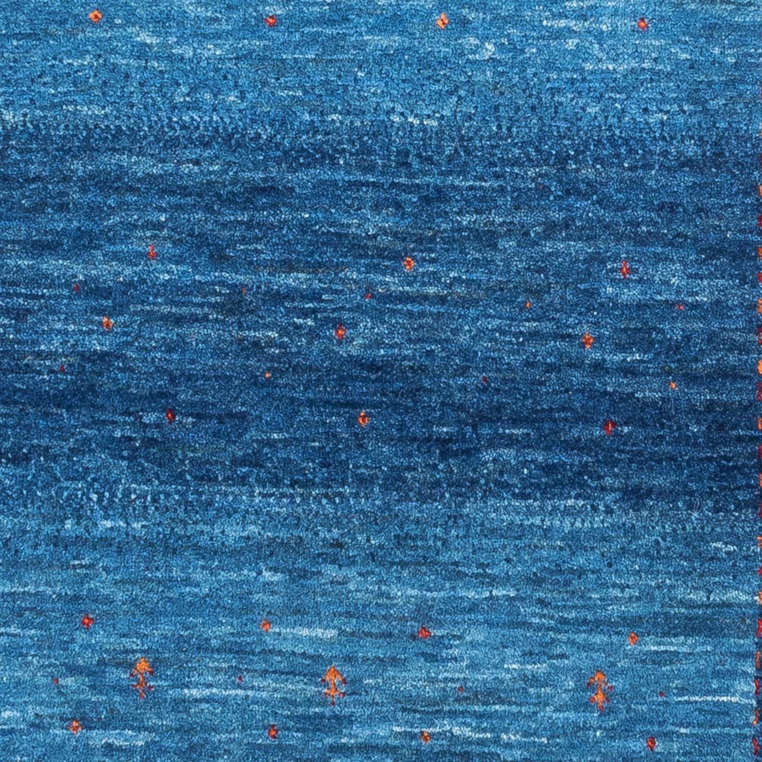 Gabbeh Tæppe - Loribaft Persisk - 135 x 93 cm - blå