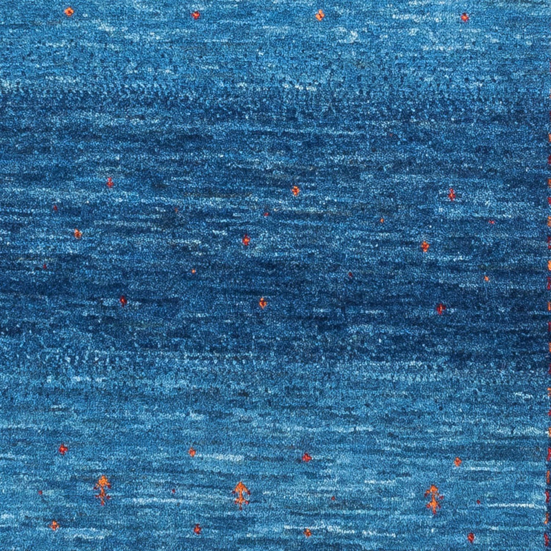 Gabbeh Tæppe - Loribaft Persisk - 135 x 93 cm - blå