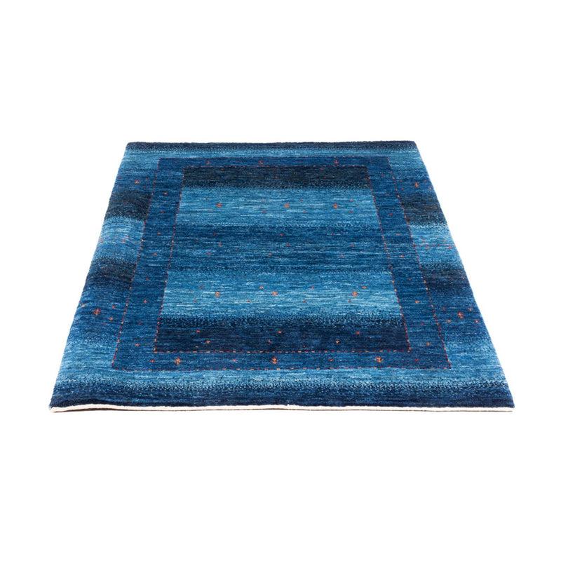 Gabbeh Tæppe - Loribaft Persisk - 135 x 93 cm - blå
