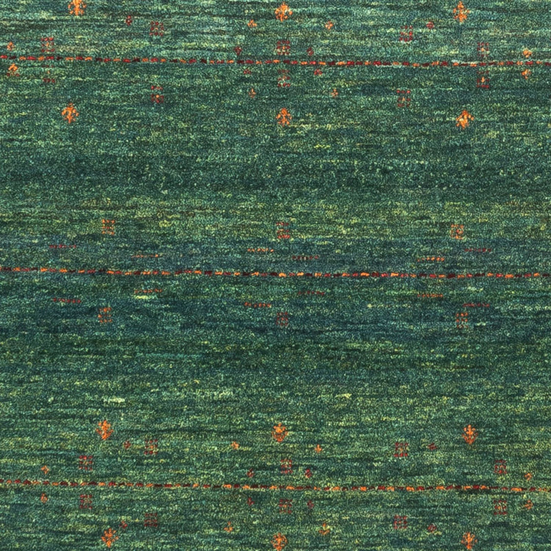 Gabbeh Tæppe - Loribaft Persisk - 127 x 82 cm - grøn