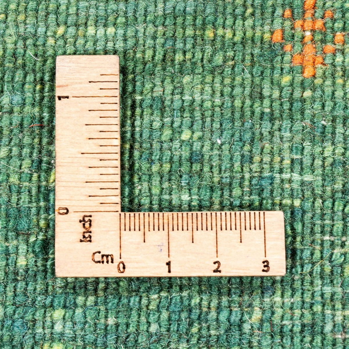 Gabbeh Tæppe - Loribaft Persisk - 127 x 82 cm - grøn