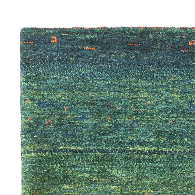 Gabbeh Tæppe - Loribaft Persisk - 107 x 78 cm - grøn