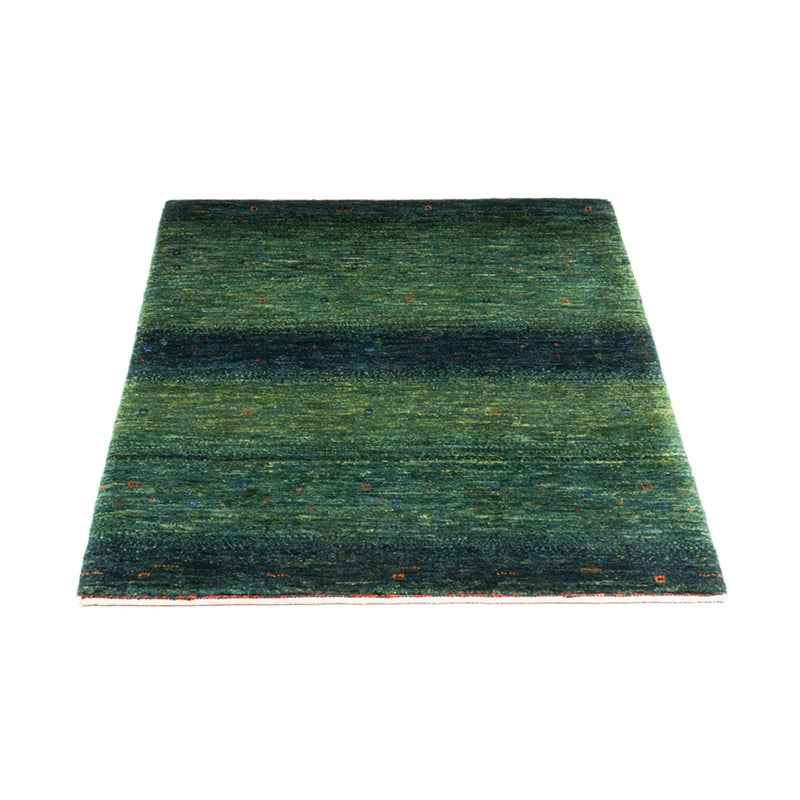 Gabbeh Tæppe - Loribaft Persisk - 107 x 78 cm - grøn