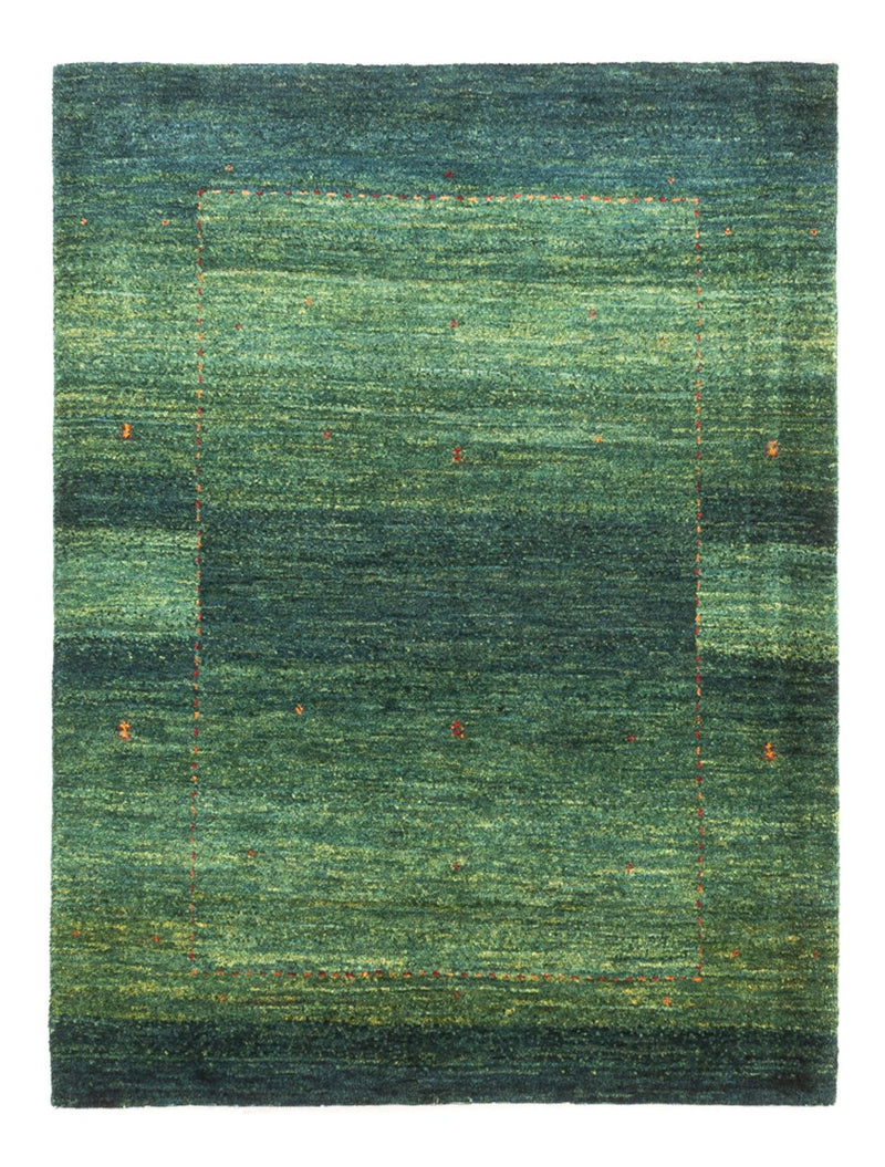 Gabbeh Tæppe - Loribaft Persisk - 117 x 86 cm - grøn