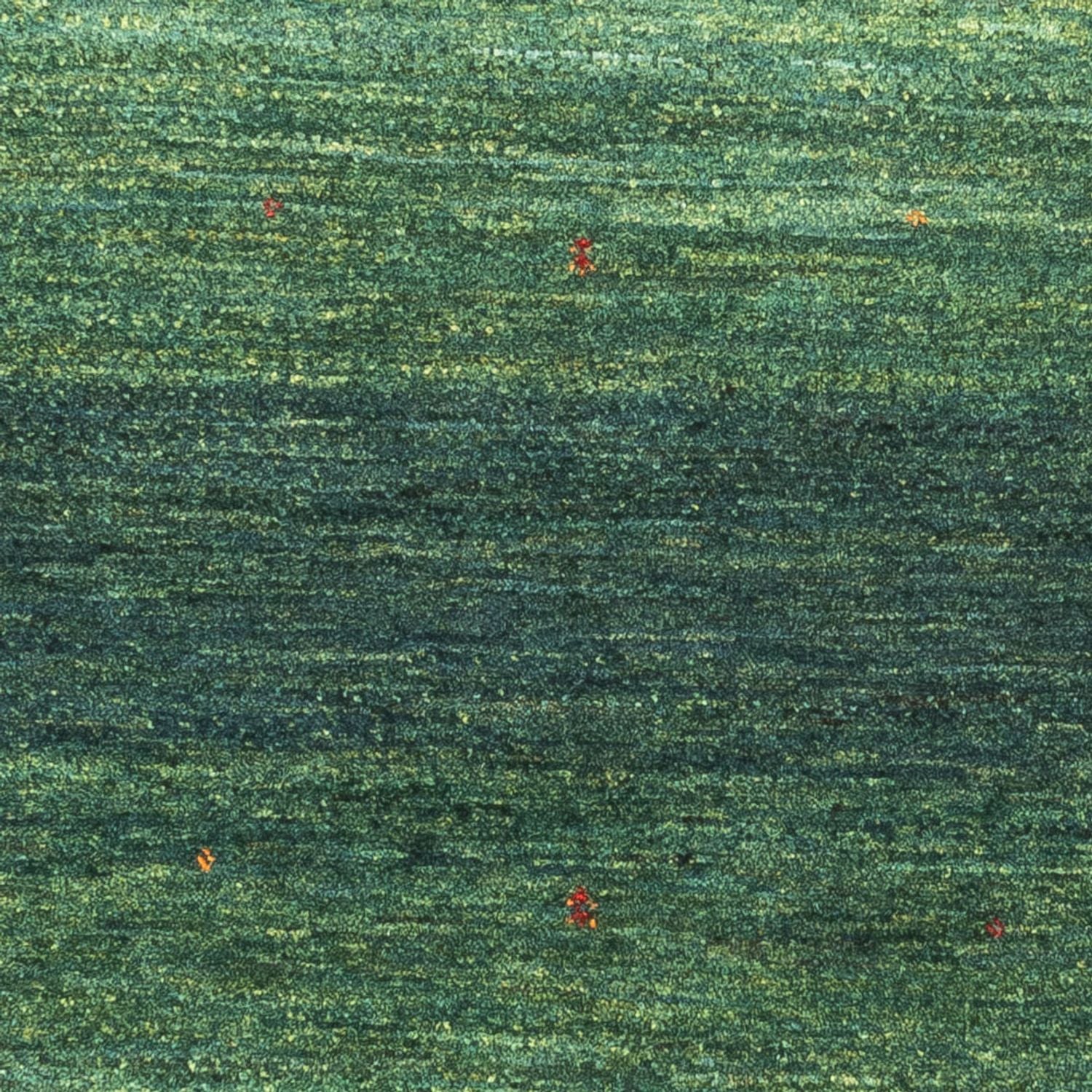 Gabbeh Tæppe - Loribaft Persisk - 117 x 86 cm - grøn