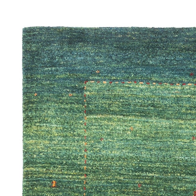 Gabbeh Tæppe - Loribaft Persisk - 117 x 86 cm - grøn