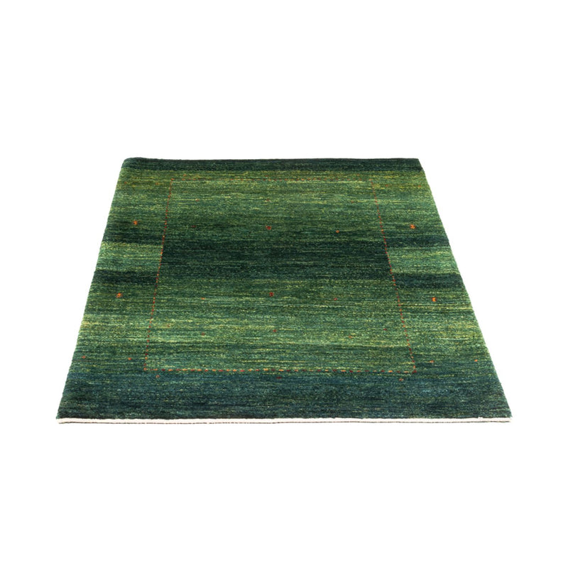 Gabbeh Tæppe - Loribaft Persisk - 117 x 86 cm - grøn