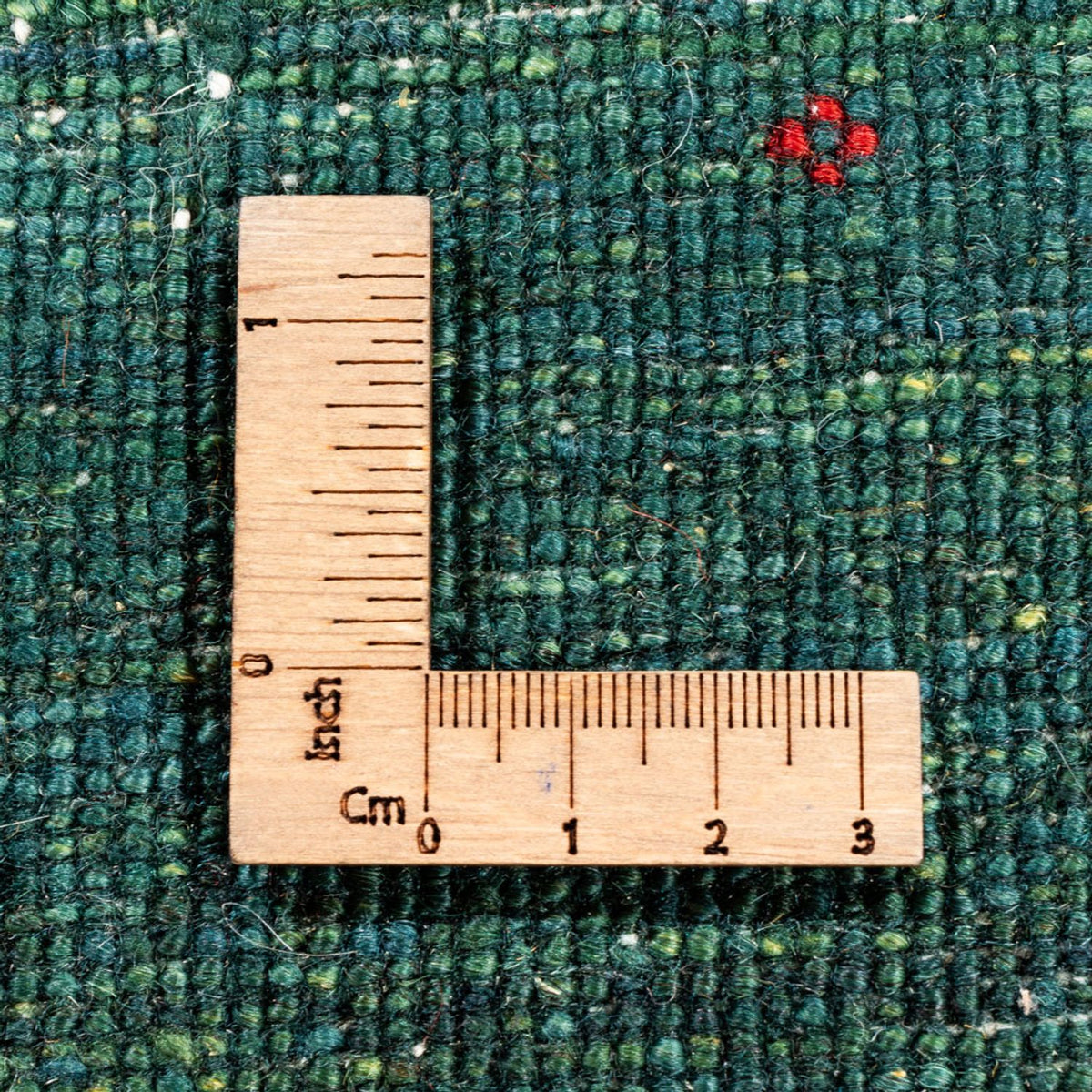 Gabbeh Tæppe - Loribaft Persisk - 117 x 86 cm - grøn