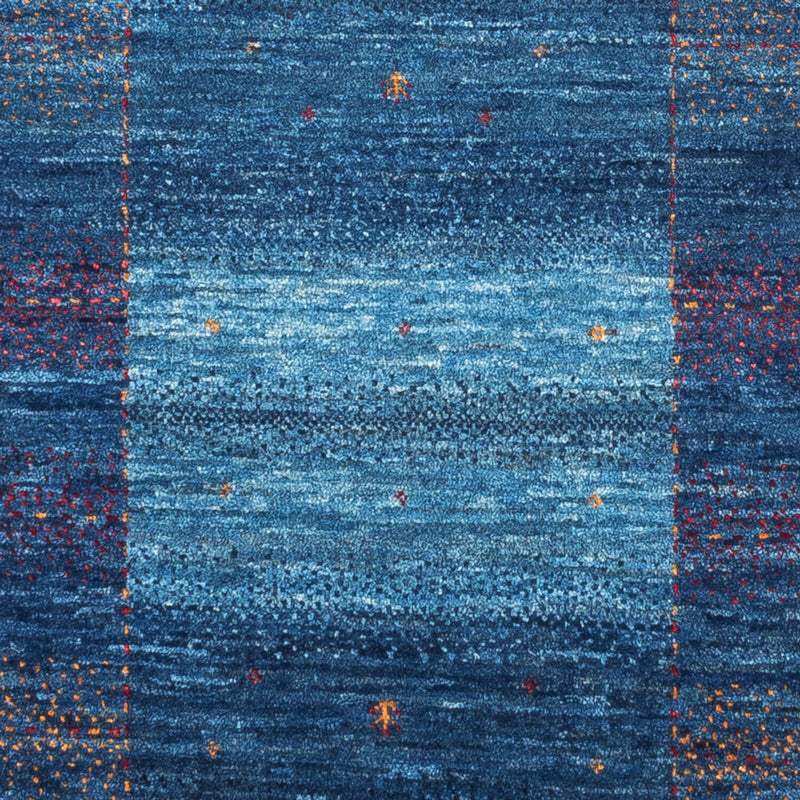 Gabbeh Tæppe - Loribaft Persisk - 116 x 84 cm - blå