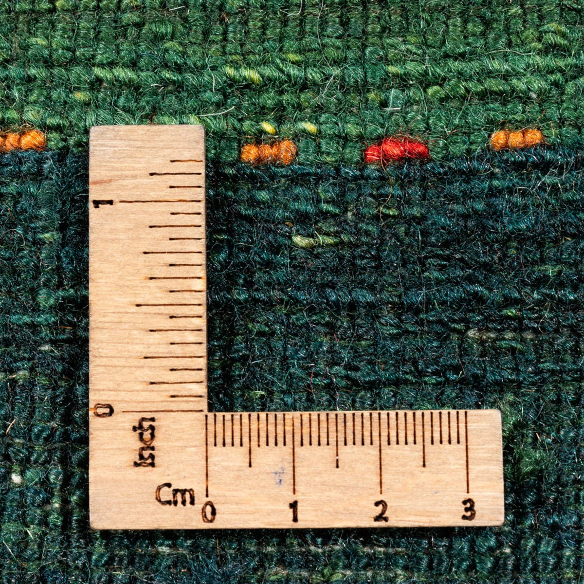 Gabbeh Tæppe - Loribaft Persisk - 229 x 170 cm - grøn