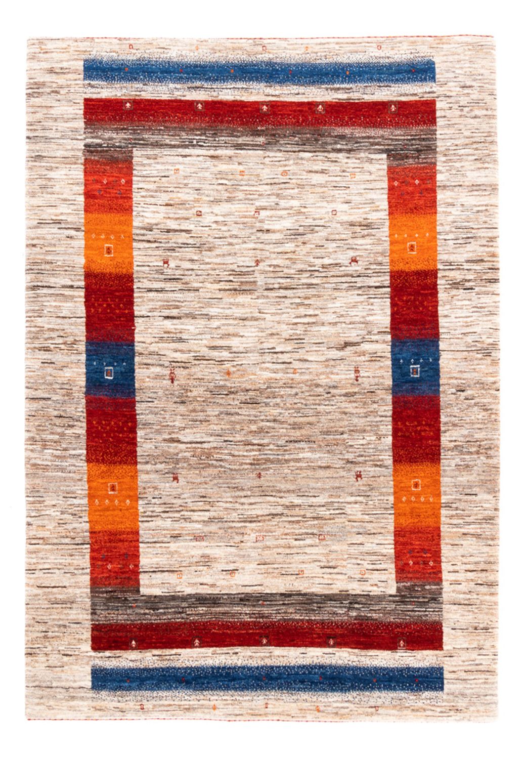 Gabbeh Tæppe - Loribaft Persisk - 237 x 165 cm - flerfarvet