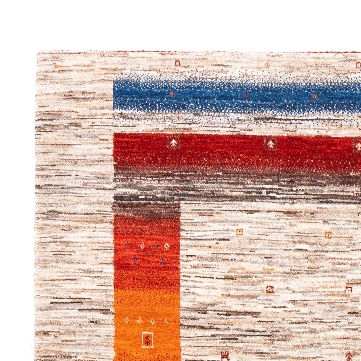 Gabbeh Tæppe - Loribaft Persisk - 237 x 165 cm - flerfarvet