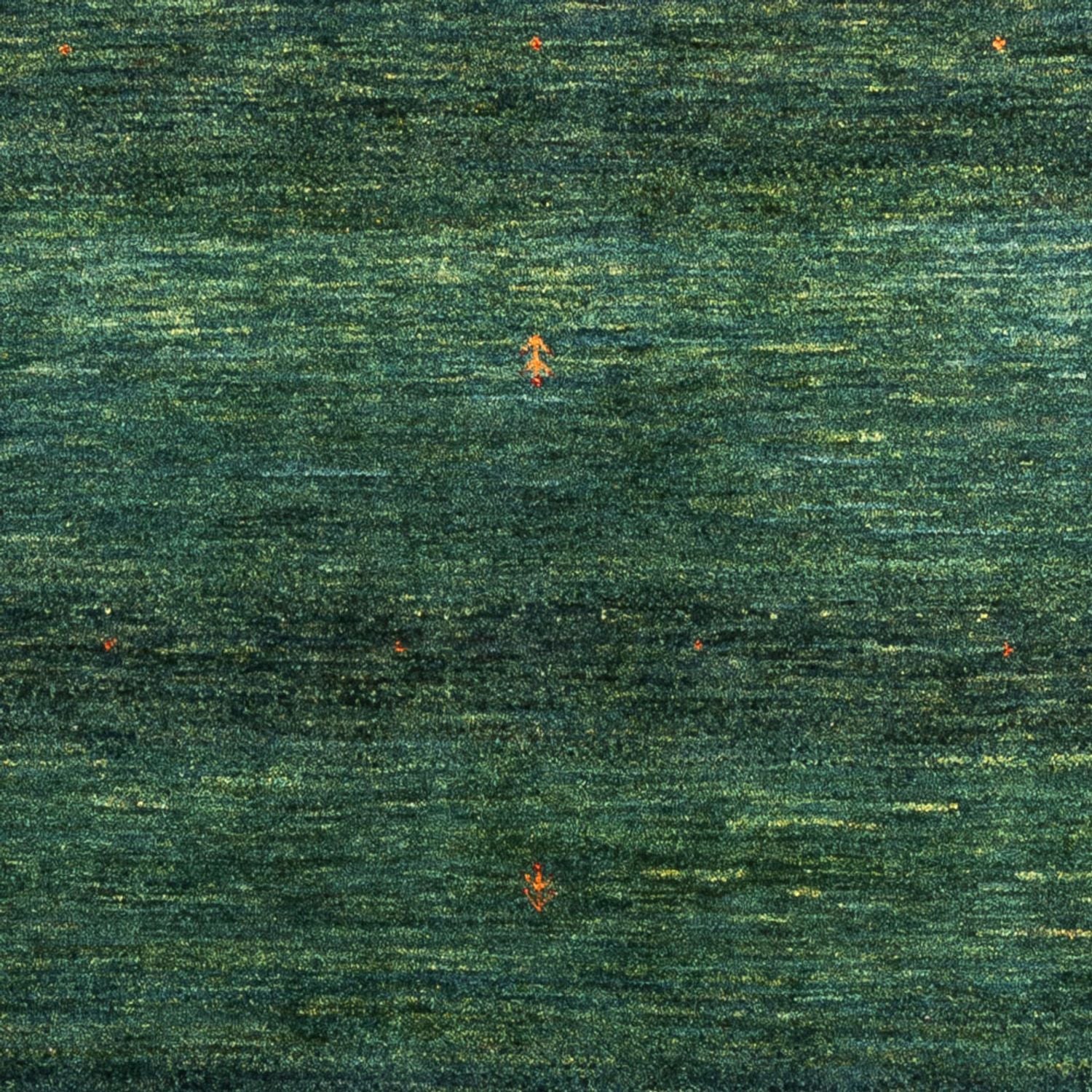 Gabbeh Tæppe - Loribaft Persisk - 162 x 132 cm - grøn