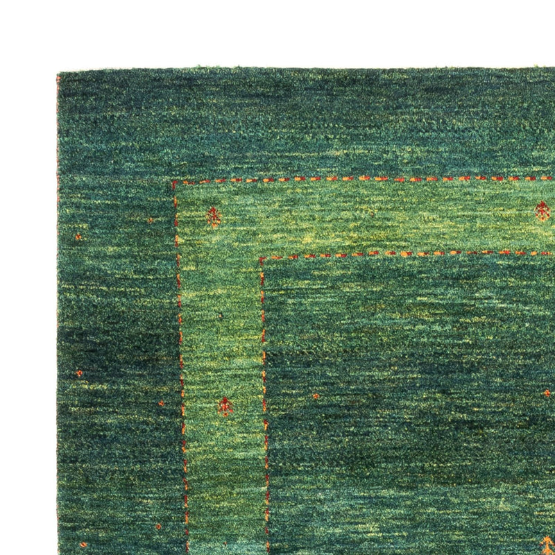 Gabbeh Tæppe - Loribaft Persisk - 162 x 132 cm - grøn