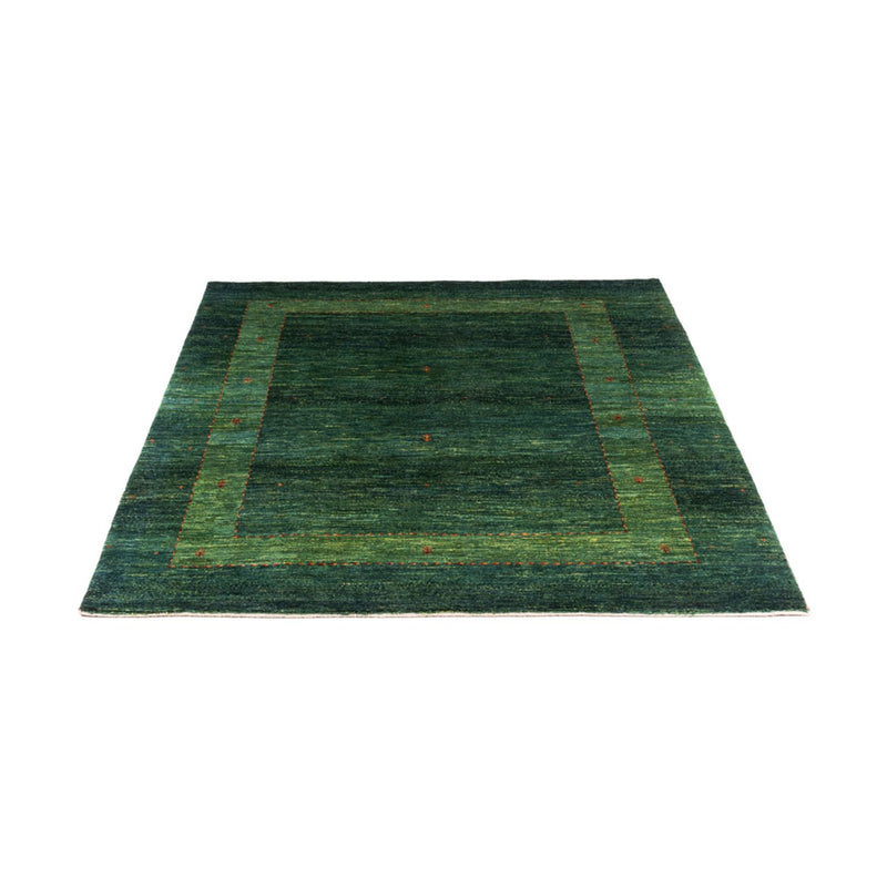 Gabbeh Tæppe - Loribaft Persisk - 162 x 132 cm - grøn