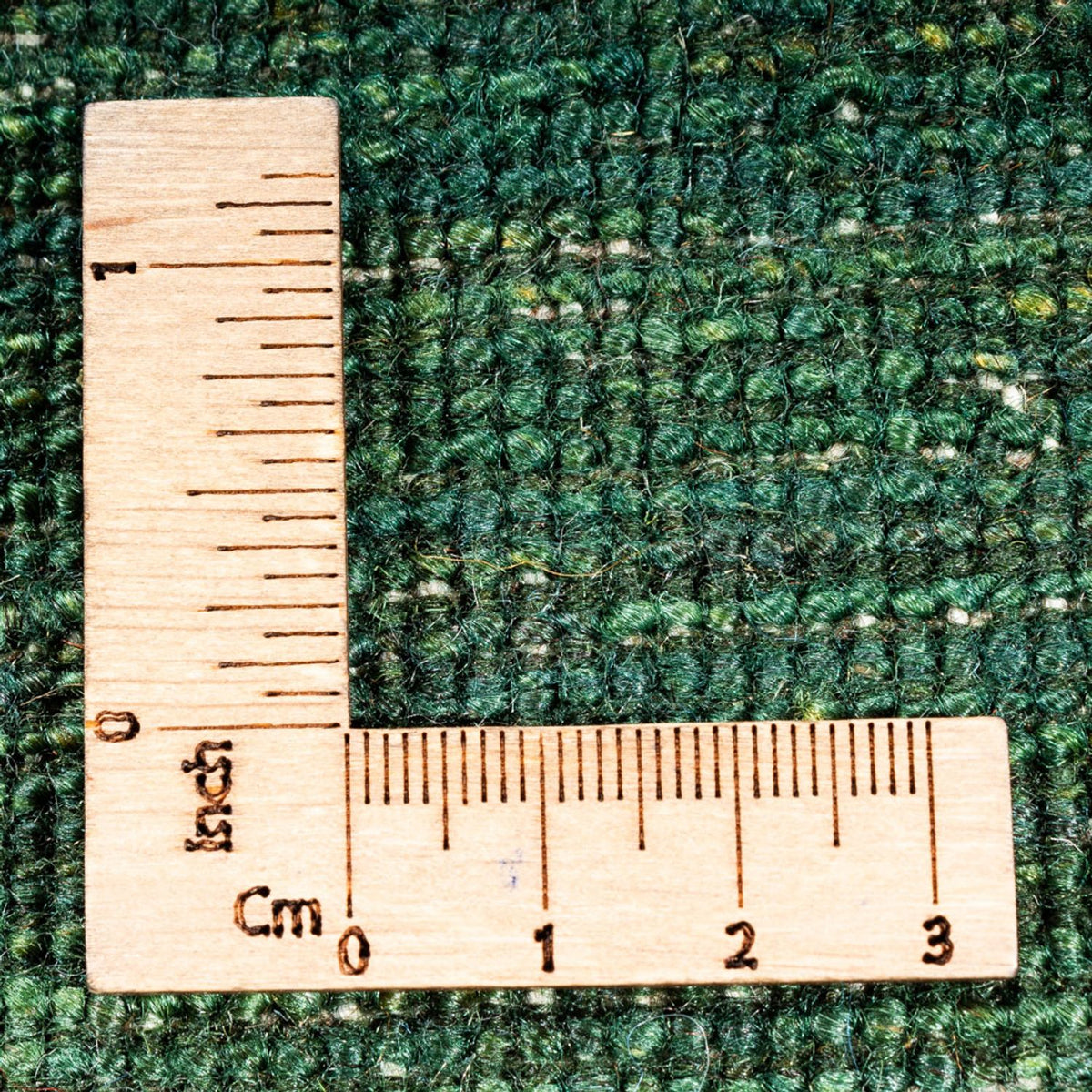 Gabbeh Tæppe - Loribaft Persisk - 162 x 132 cm - grøn