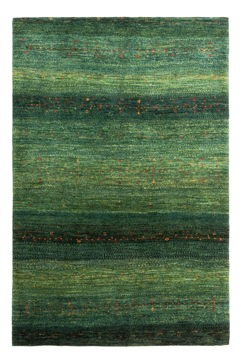 Gabbeh Tæppe - Loribaft Persisk - 188 x 124 cm - grøn