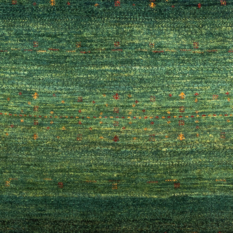 Gabbeh Tæppe - Loribaft Persisk - 188 x 124 cm - grøn