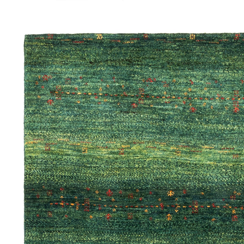 Gabbeh Tæppe - Loribaft Persisk - 188 x 124 cm - grøn
