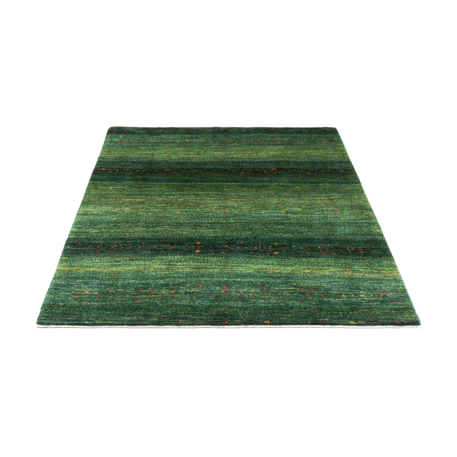 Gabbeh Tæppe - Loribaft Persisk - 188 x 124 cm - grøn
