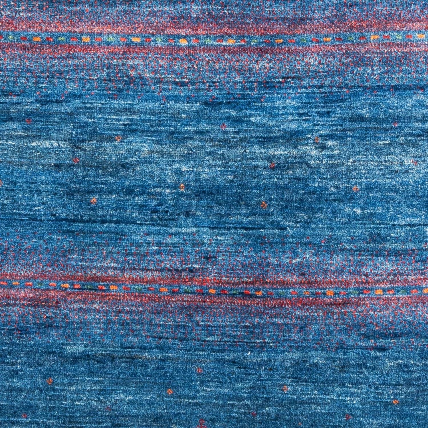 Gabbeh Tæppe - Loribaft Persisk - 168 x 118 cm - blå