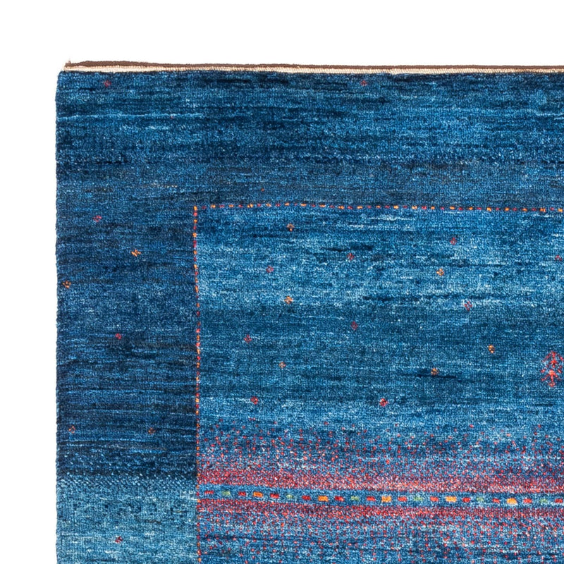 Gabbeh Tæppe - Loribaft Persisk - 168 x 118 cm - blå